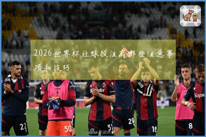 2026世界杯让球投注有哪些注意事项和技巧